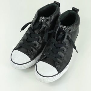 Converse Big Kids Leather Hightops